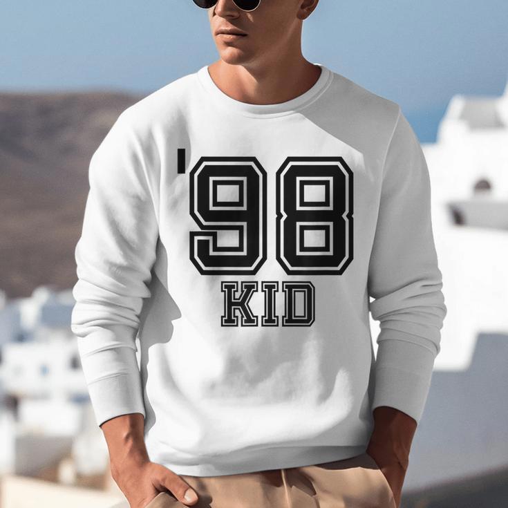 '98 Kid Perfect Vintage Retro Nostalgia Gear For Year 1998 Unisex Sweatshirt