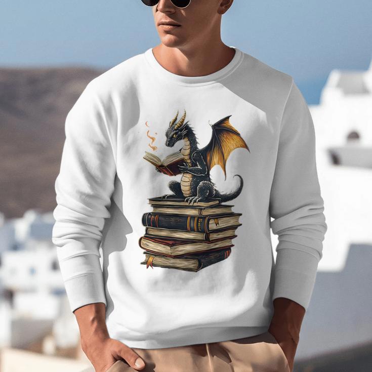 Book Dragon Unisex Sweatshirt