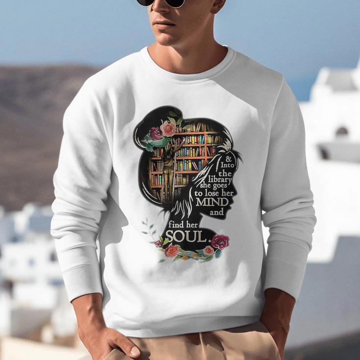Book Reading Bookworm Book Lover Women Kids Girls Librarian Premium Unisex Sweatshirt