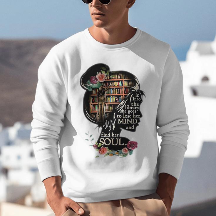 Book Reading Bookworm Book Lover Women Kids Girls Librarian Unisex Sweatshirt