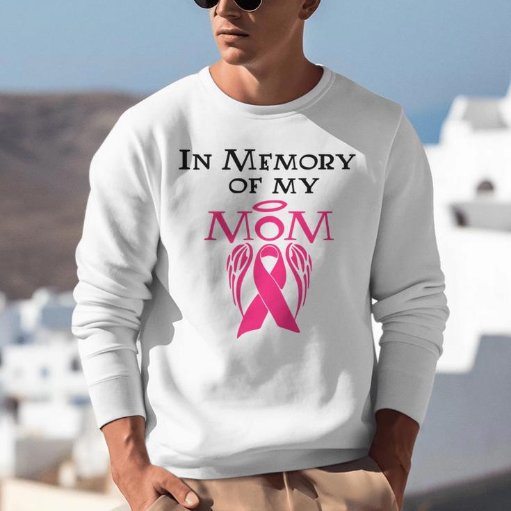 Breast Cancer Awareness Memory Mother Chemo Fighter Unisex Sweatshirt
