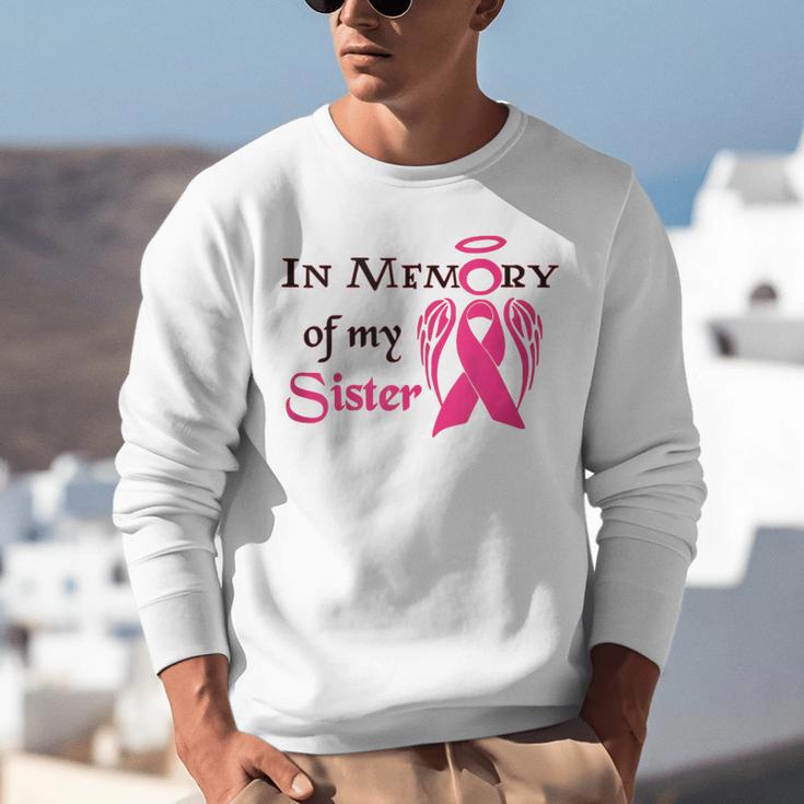 Breast Cancer Walk In Memory Of My Sister Unisex Sweatshirt