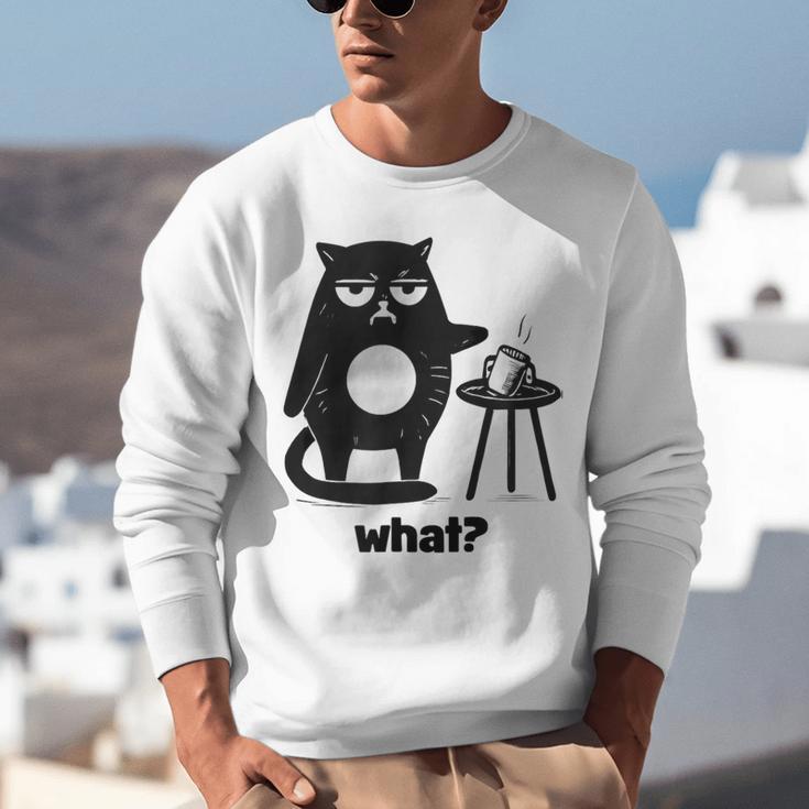 Cat What Humor Introvert Anti-Social Unisex Sweatshirt Cat What Humor Introvert Anti-Social Unisex Sweatshirt