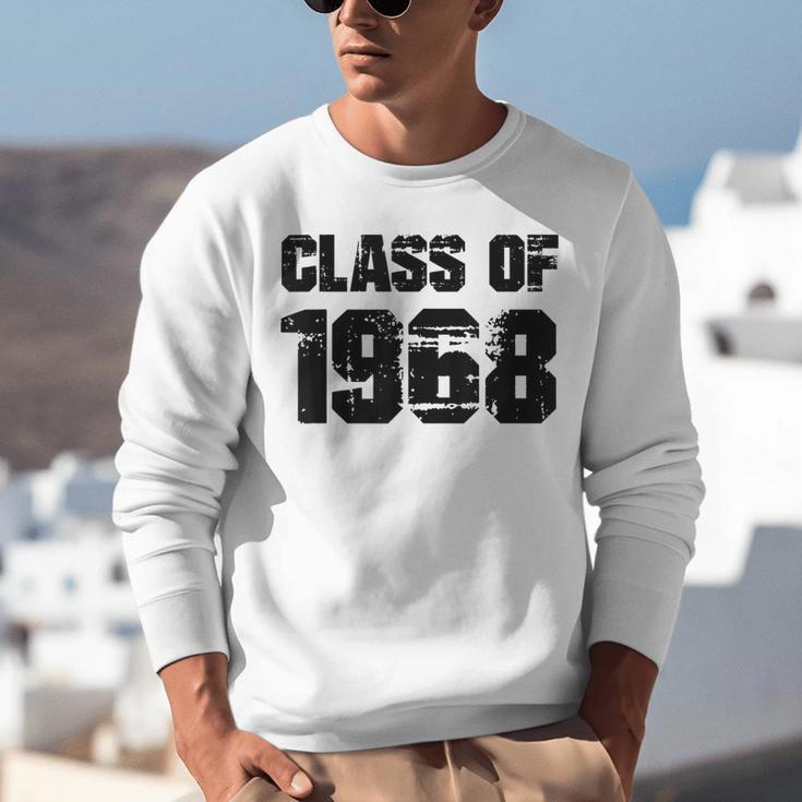Class Of 1968 High School College Graduation Reunion Unisex Sweatshirt