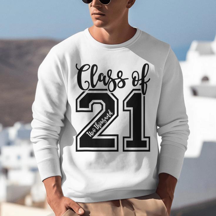 Class Of 2021 Senior 21 Cool Graduation Unisex Sweatshirt