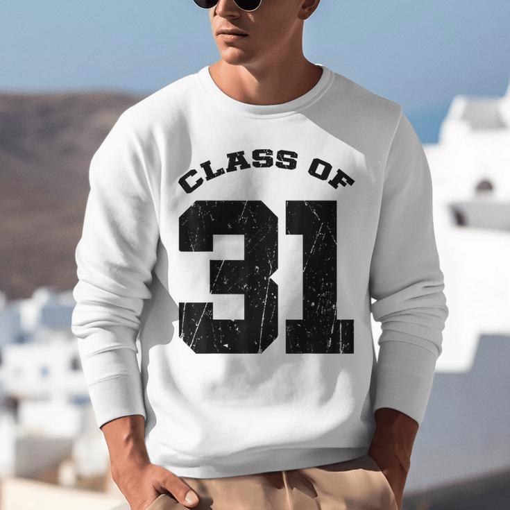 Class Of 31 Date High School Kindergarten Graduation Shirt Unisex Sweatshirt