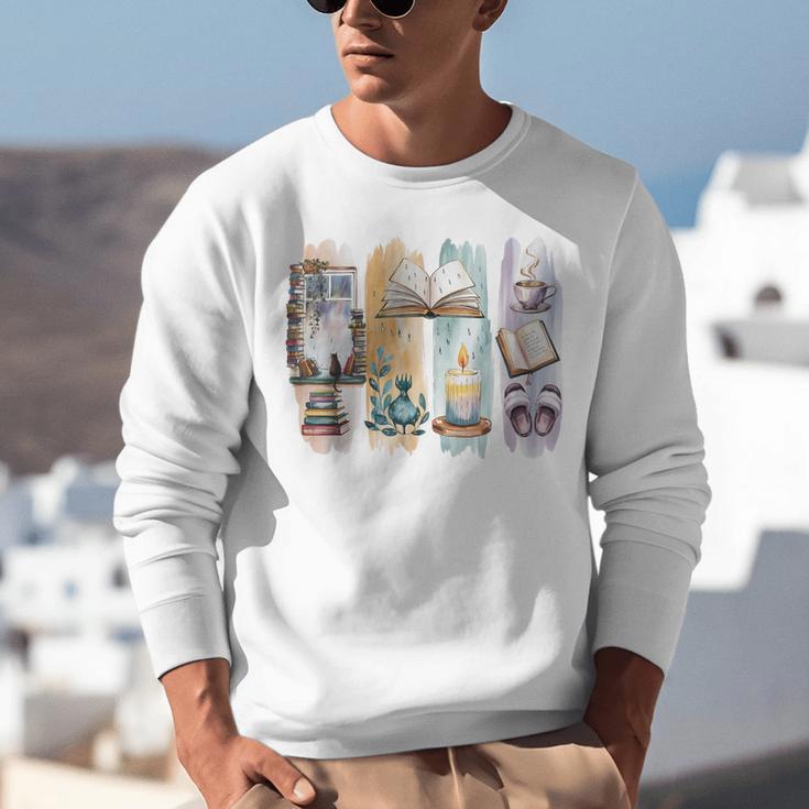 Coquette Bookworm Reading Enthusiast Book Lover Book Unisex Sweatshirt Coquette Bookworm Reading Enthusiast Book Lover Book Unisex Sweatshirt