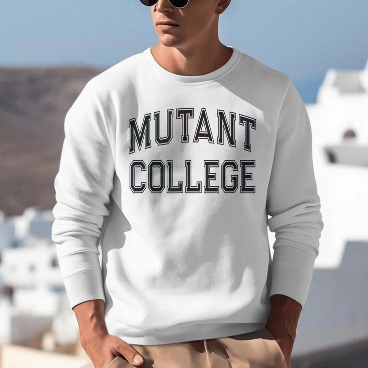 Crazy Sarcastic MUTANT COLLEGE Introvert Anti Social Unisex Sweatshirt Crazy Sarcastic MUTANT COLLEGE Introvert Anti Social Unisex Sweatshirt
