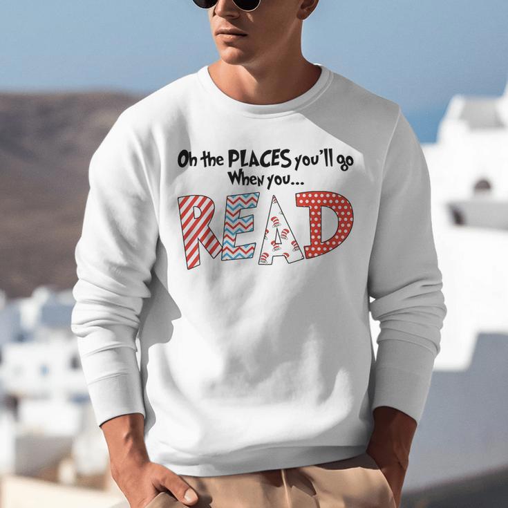 Cute Read Reading Day Book Lovers Teachers Students Kids Unisex Sweatshirt