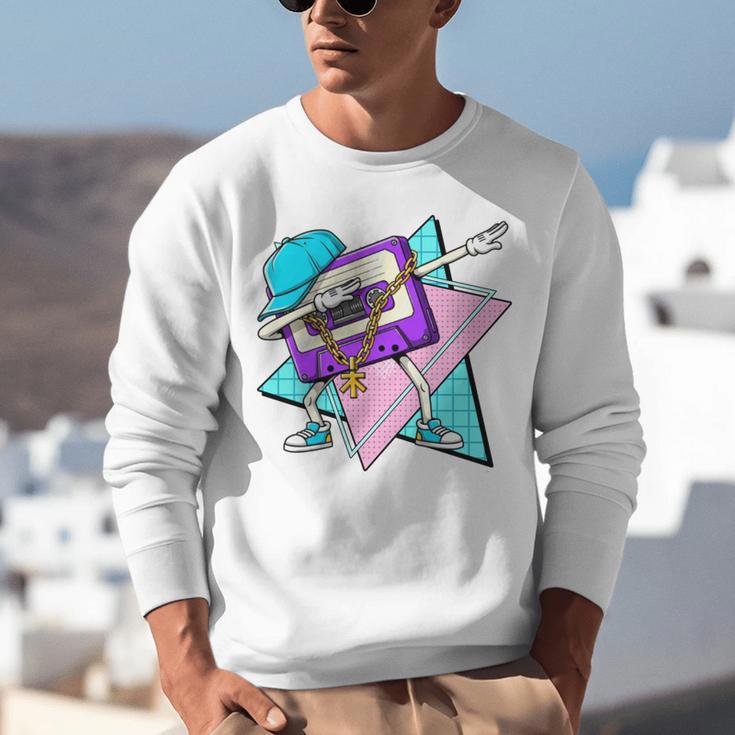 Dabbing Cassette Tape 70s 80s 80s Outfit Nostalgia Unisex Sweatshirt Dabbing Cassette Tape 70s 80s 80s Outfit Nostalgia Unisex Sweatshirt