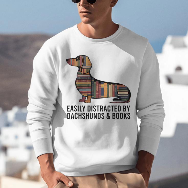 Dachshund Dog Dachshund Decor Books Nerds Dachshund Unisex Sweatshirt Dachshund Dog Dachshund Decor Books Nerds Dachshund Unisex Sweatshirt