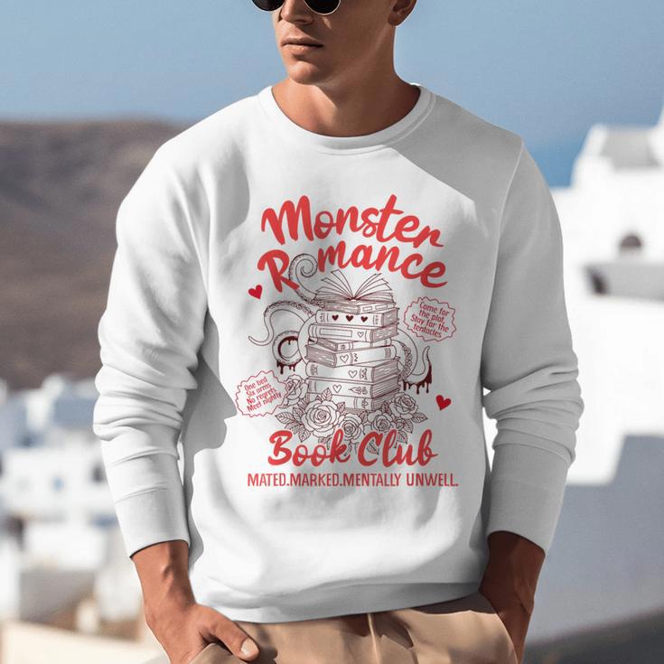Dark Romance Reader Reading Monster Romance Book Club Unisex Sweatshirt