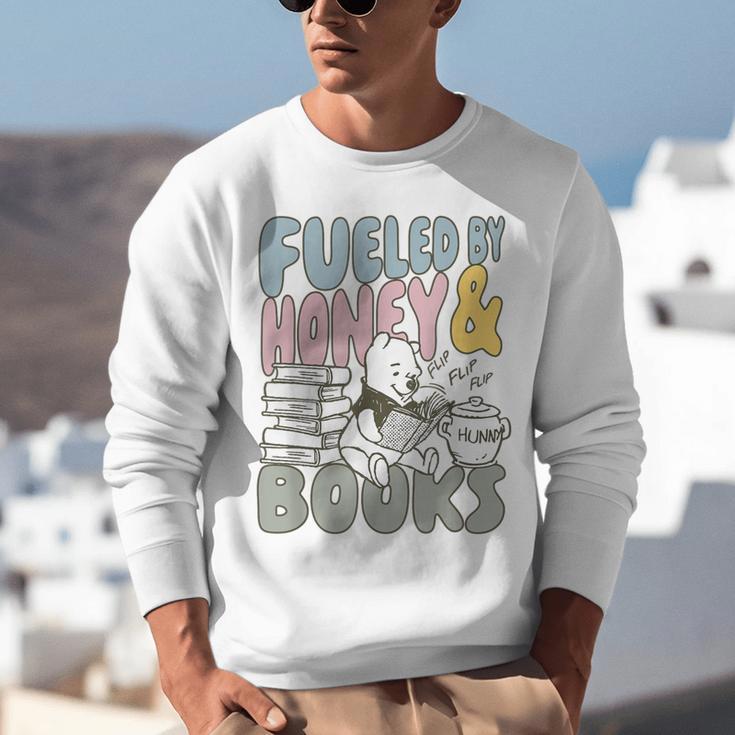 Disney Winnie The Pooh Fueled By Honey & Books Sketch Unisex Sweatshirt