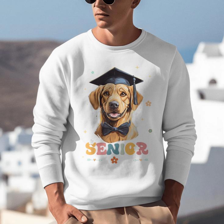 Dog Class Of 2024 Graduation Senior 2024 Men Women Girls Kids Unisex Sweatshirt