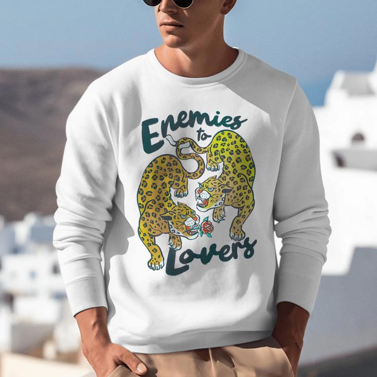 Enemies To Lovers Jaguar Tee Romance Book Plot Device Trope Unisex Sweatshirt