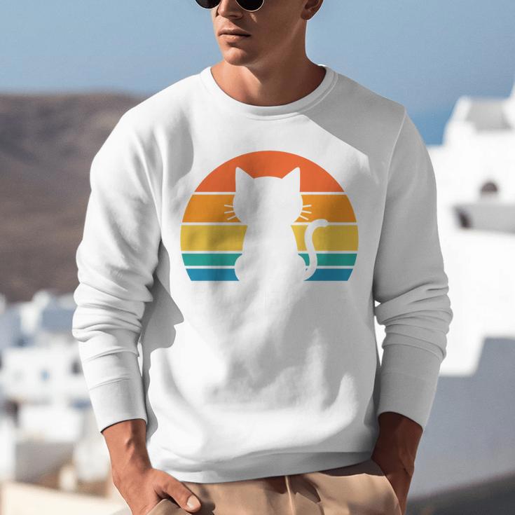 Ew People Cat Anti Social Introvert Premium Tri-Blend Unisex Sweatshirt