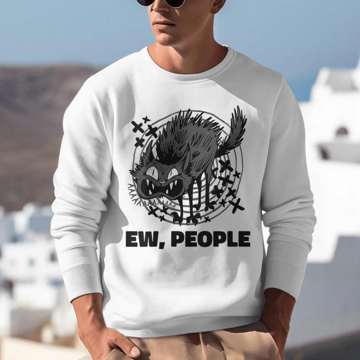 Ew People Introvert Cat Lover Crazy Cats Lady Unisex Sweatshirt Ew People Introvert Cat Lover Crazy Cats Lady Unisex Sweatshirt