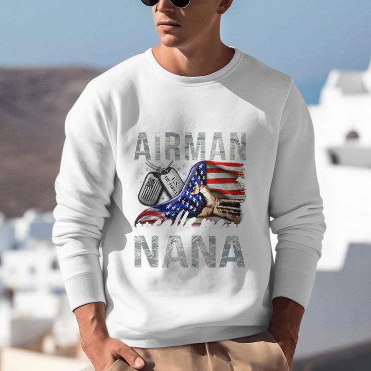 My Favorite Airman Calls Me Nana Air Force Graduation Nana Unisex Sweatshirt