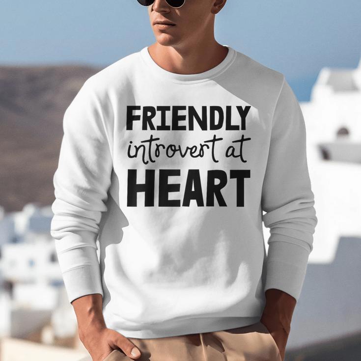 Friendly Introvert At Heart Raglan Baseball Tee Unisex Sweatshirt Friendly Introvert At Heart Raglan Baseball Tee Unisex Sweatshirt