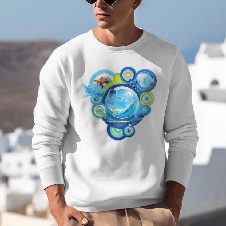Frutiger Aero Metro Abstract Maximalism 2000s Nostalgia Premium Tri-Blend Unisex Sweatshirt Frutiger Aero Metro Abstract Maximalism 2000s Nostalgia Premium Tri-Blend Unisex Sweatshirt