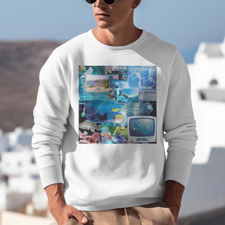 Frutiger Aero Retro Vibes Unisex Sweatshirt Frutiger Aero Retro Vibes Unisex Sweatshirt