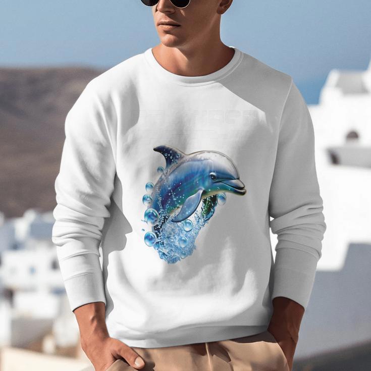 Frutiger Aero Splashy Dolphin Y2k Aesthetic Graphic Premium Unisex Sweatshirt Frutiger Aero Splashy Dolphin Y2k Aesthetic Graphic Premium Unisex Sweatshirt