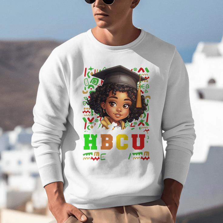 Future HBCU Grad Girl Kids Graduation HBCU College Unisex Sweatshirt