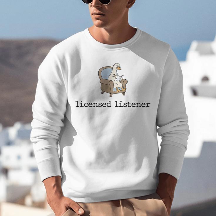 Goose Licensed Listener Psychology School Graduation Unisex Sweatshirt