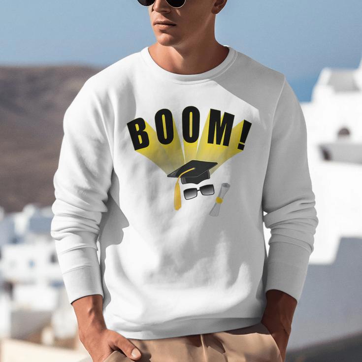 Graduation Cap And Diploma For Proud Graduation Unisex Sweatshirt