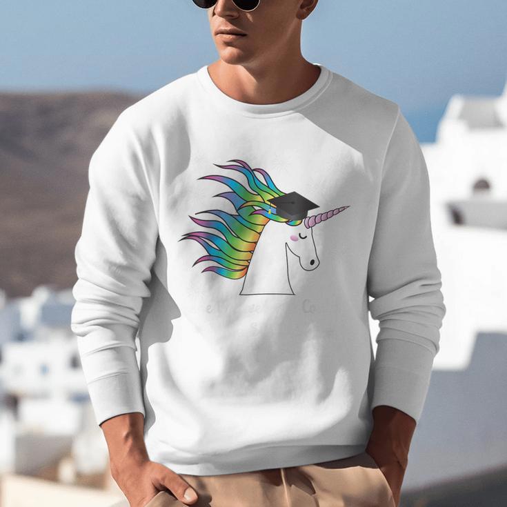 Graduation Unicorn Shirt She Believed Did School 2017 Unisex Sweatshirt
