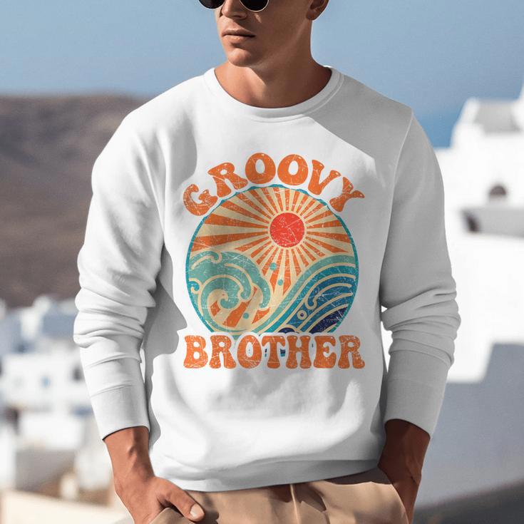 Groovy Brother 70s Aesthetic Nostalgia 1970's Retro Brother Unisex Sweatshirt Groovy Brother 70s Aesthetic Nostalgia 1970's Retro Brother Unisex Sweatshirt