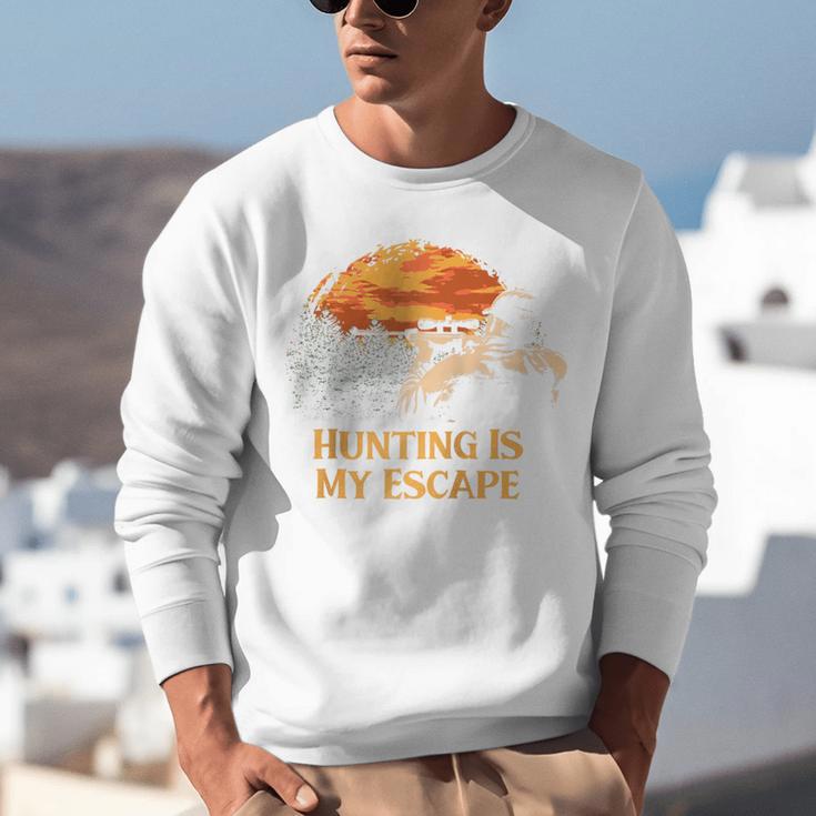Hunting Is My Escape Introvert Hunter Antisocial Raglan Baseball Tee Unisex Sweatshirt Hunting Is My Escape Introvert Hunter Antisocial Raglan Baseball Tee Unisex Sweatshirt