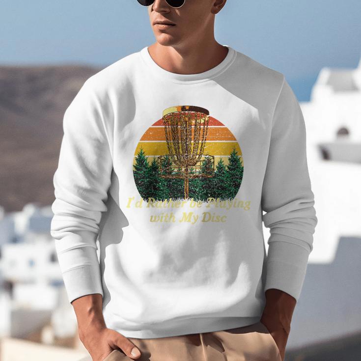 Id Rather Be Playing With My Disc Introvert Disc Golf Raglan Baseball Tee Unisex Sweatshirt Id Rather Be Playing With My Disc Introvert Disc Golf Raglan Baseball Tee Unisex Sweatshirt