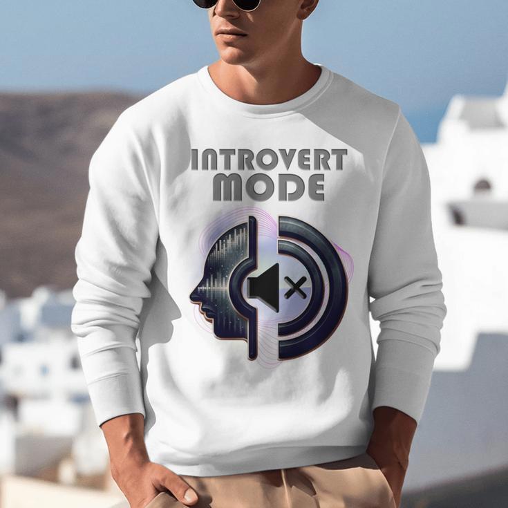 Introvert Mode Finding Inner Peace In Silence Unisex Sweatshirt Introvert Mode Finding Inner Peace In Silence Unisex Sweatshirt