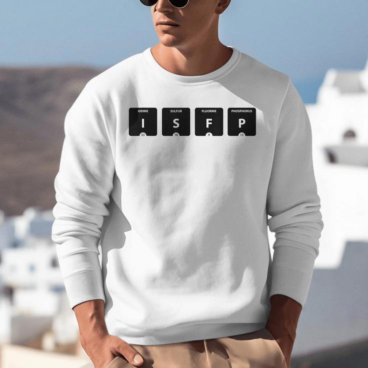ISFP Adventurer Personality Type Periodic Table Introvert Unisex Sweatshirt