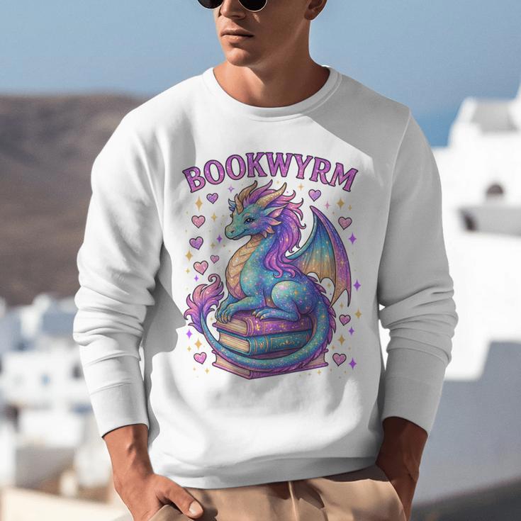 Just a Girl Who Loves Dragons And Books Unisex Sweatshirt