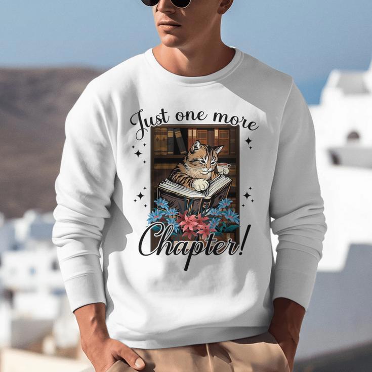 Just One More Chapter Cat Reading Books Coffee Lovers Premium Tri-Blend Unisex Sweatshirt Just One More Chapter Cat Reading Books Coffee Lovers Premium Tri-Blend Unisex Sweatshirt