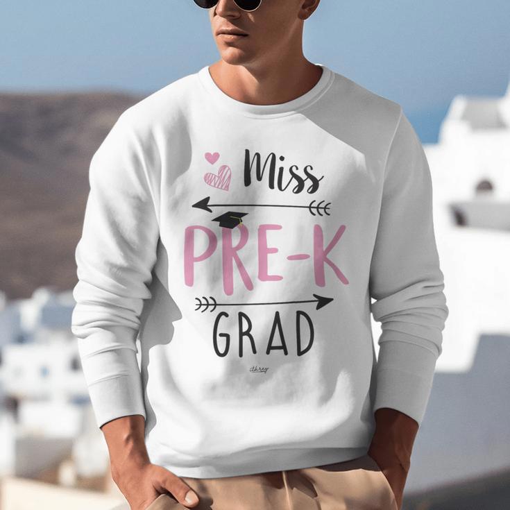Kids Miss Pre-K Grad Graduation Shirt Cute School Tees Unisex Sweatshirt