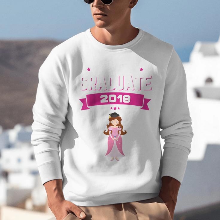 Kids Princess Girl Preschool Graduate 2018 Graduation Pre-K Unisex Sweatshirt