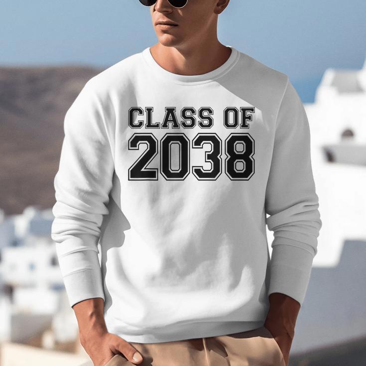 Kindergarten Class Of 2038 First Day School Graduation Unisex Sweatshirt