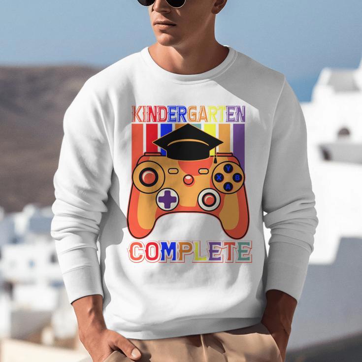 Kindergarten Graduation Level Complete Gamer Graduation Kids Unisex Sweatshirt