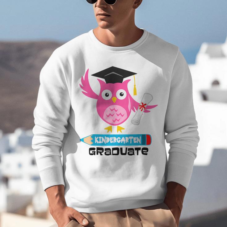 Kindergarten Graduation Tee Shirt Pink Owl T-Shir Unisex Sweatshirt