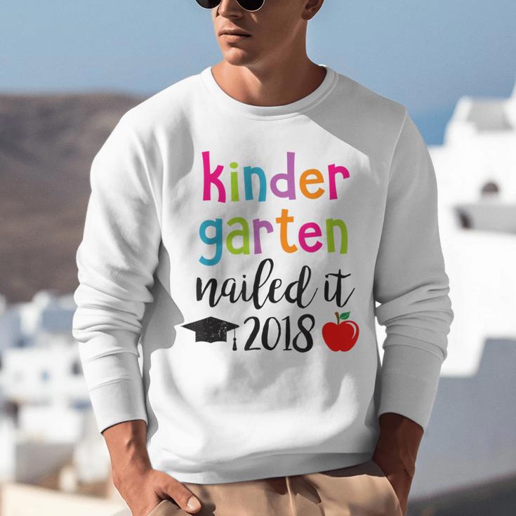 Kindergarten Nailed It 2018 Class Graduation T-Shirt Unisex Sweatshirt