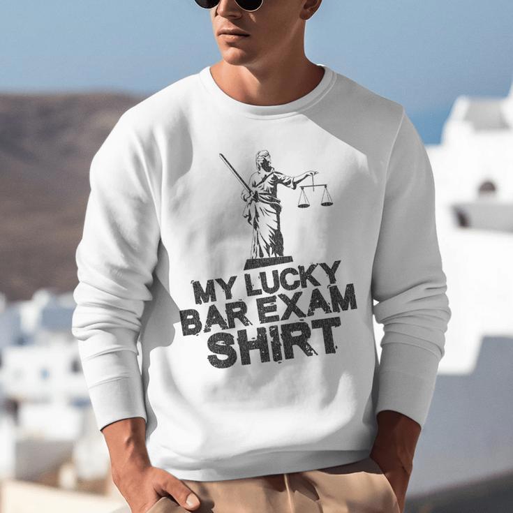 Law School Graduation My Lucky Bar Exam Shirt Lawyer Unisex Sweatshirt