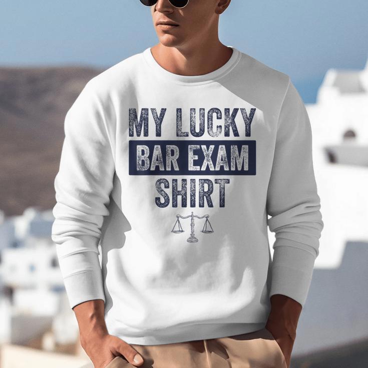Law School Graduation Him Her Lucky Bar Exam Unisex Sweatshirt