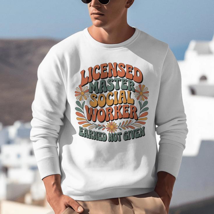 Licensed Social Worker Masters MSW LMSW Graduation 2026 Premium Tri-Blend Unisex Sweatshirt