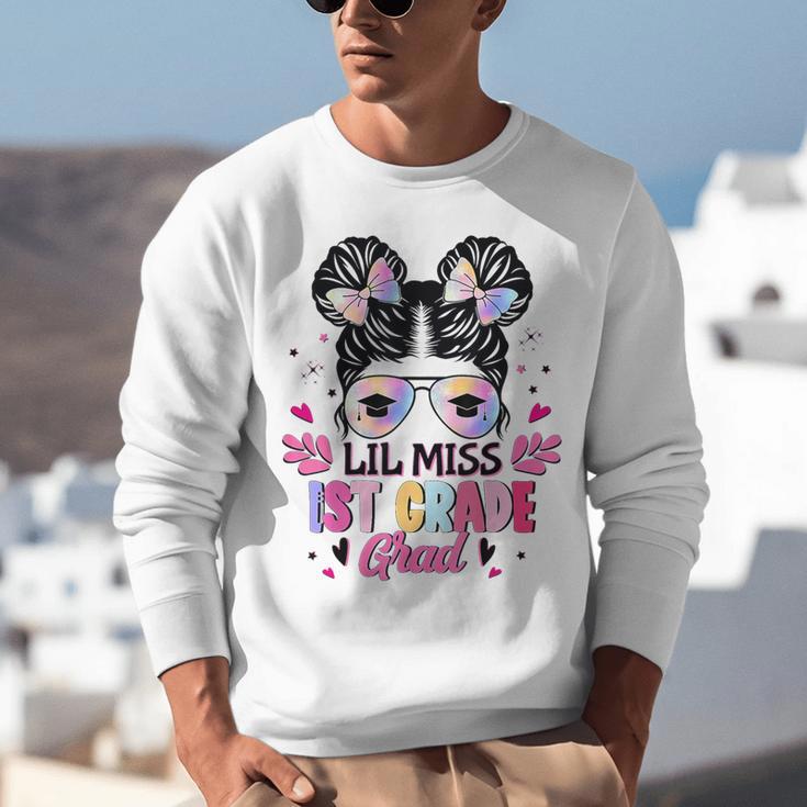 Lil Miss 1st Grade Grad Graduation Last Day Of 1st Grade Unisex Sweatshirt