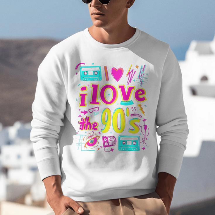 I Love The 90'S 90s Nostalgia Unisex Sweatshirt