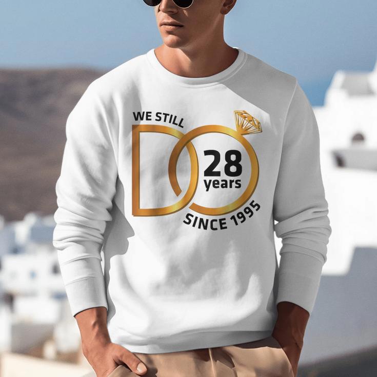 Marriage Memory Wife Husband We Still Do 28 Years Since 1995 Unisex Sweatshirt Marriage Memory Wife Husband We Still Do 28 Years Since 1995 Unisex Sweatshirt