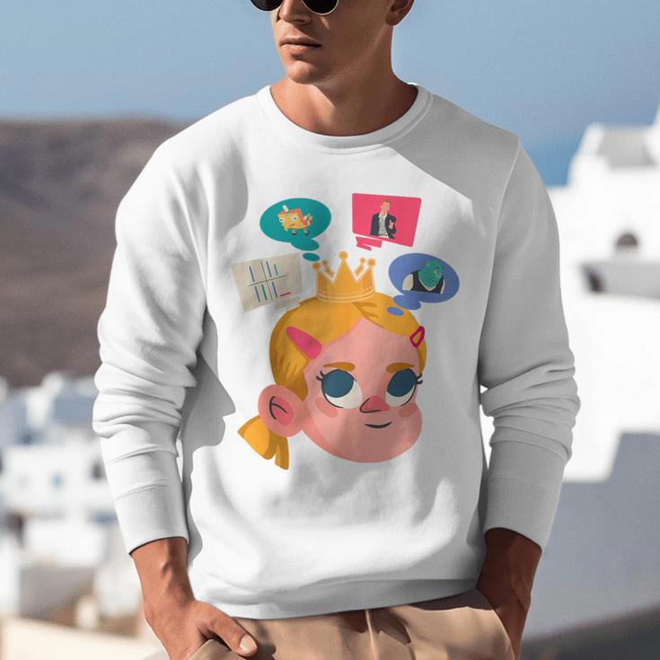 Meme Queen In Silence Introvert Anti People Antisocial Quiet Unisex Sweatshirt